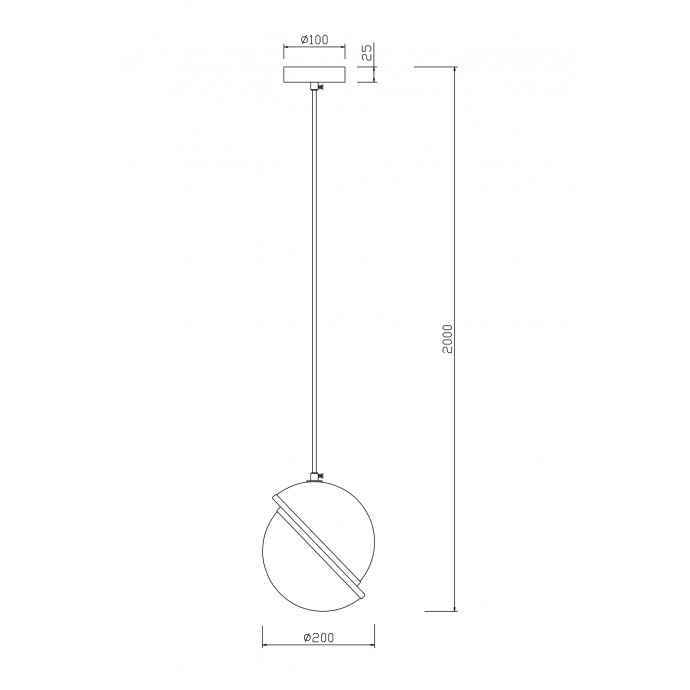 Подвесной светильник Freya Modern FR5181PL-01CH