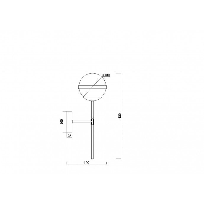 Бра Freya Modern FR5204WL-01BS