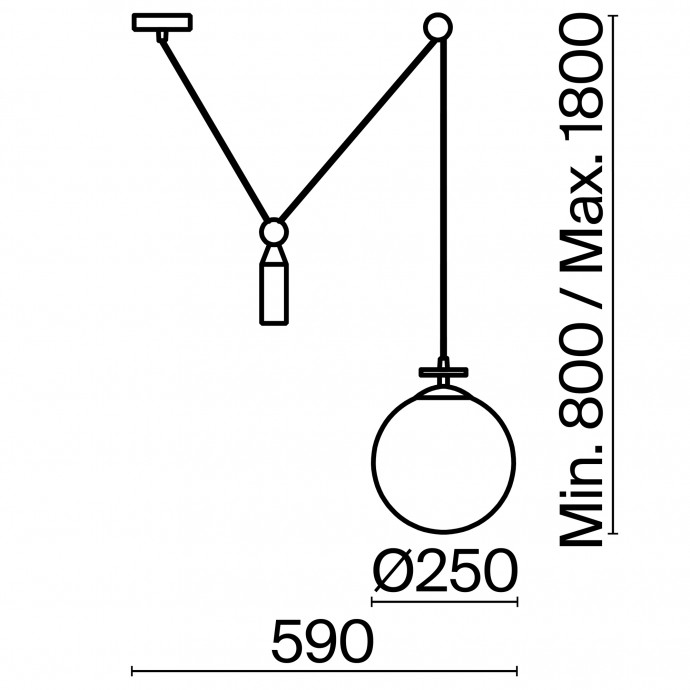 Подвесной светильник Freya Modern FR5221PL-01BS