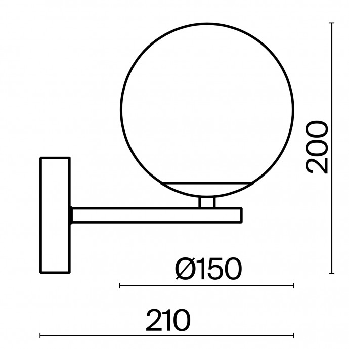 Бра Freya Modern FR5230WL-01BS