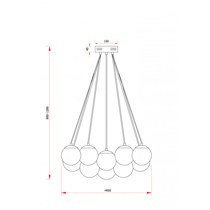 Подвесной светильник Freya FR5231PL-19CH