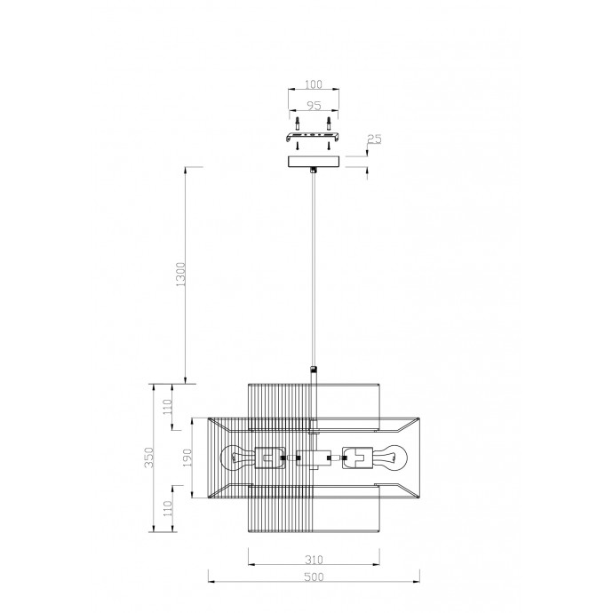 Подвесной светильник Freya Modern FR5249PL-03BG1