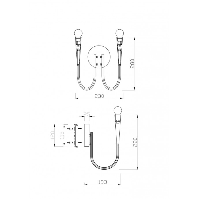 Бра Freya Modern FR5253WL-02N