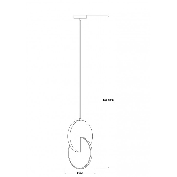 Подвесной светильник Freya FR6002PL-L15BS
