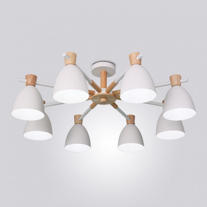 Потолочная Люстра Folke 8 White By Imperiumloft