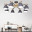 Потолочная Люстра Folke 8 White By Imperiumloft