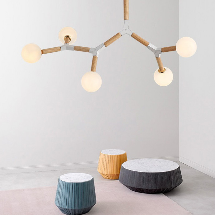Подвесная Люстра Formula 8 Lamps By Imperiumloft