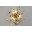 Бра Crystal Lux GARDEN GARDEN AP-PL3 D400 GOLD