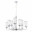 Люстра Crystal Lux GLORIA SP9 CHROME