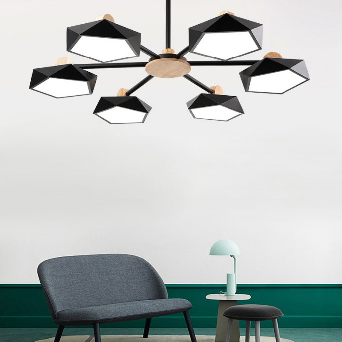 Подвесная Люстра Geometric Ch 3 Белая By Imperiumloft