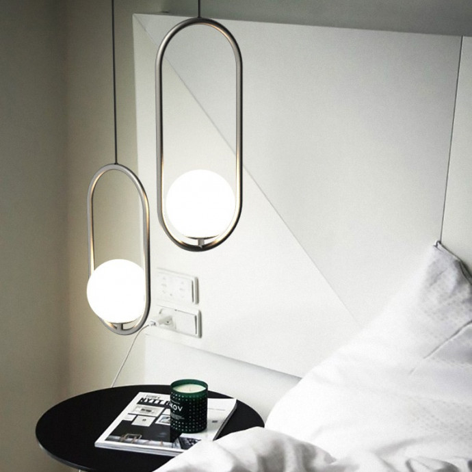 Подвесной Светильник Matthew Mccormick Hoop 50 Silver Mila Pendant By Imperiumloft