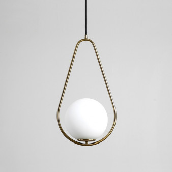 Подвесной Светильник Hoop Drop Brass By Imperiumloft