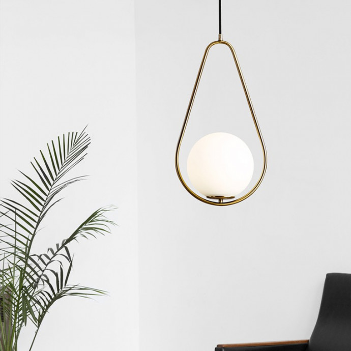 Подвесной Светильник Hoop Drop Brass By Imperiumloft