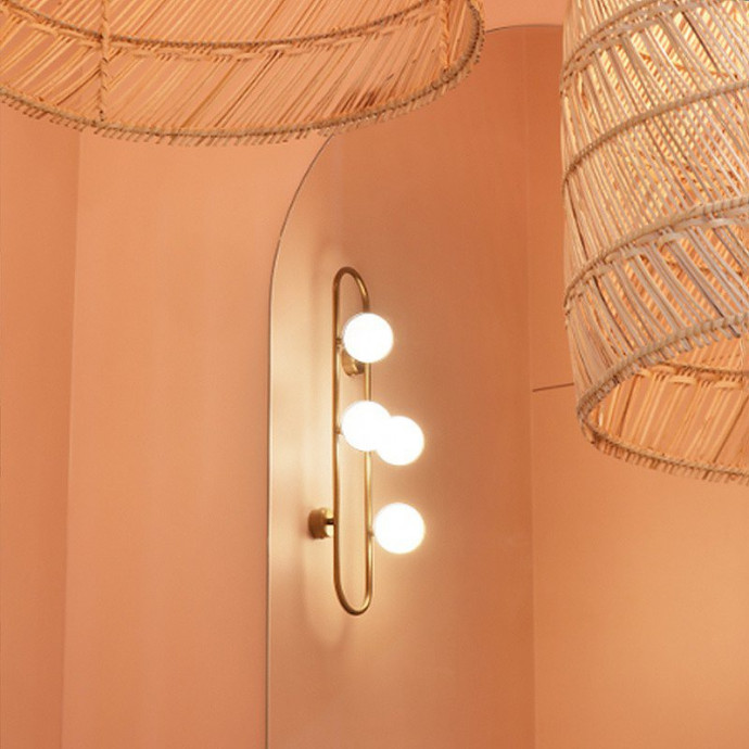 Настенное Бра Hoop Wall H115 Gold By Imperiumloft