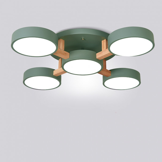 Потолочная Люстра Joist 5 Green By Imperiumloft