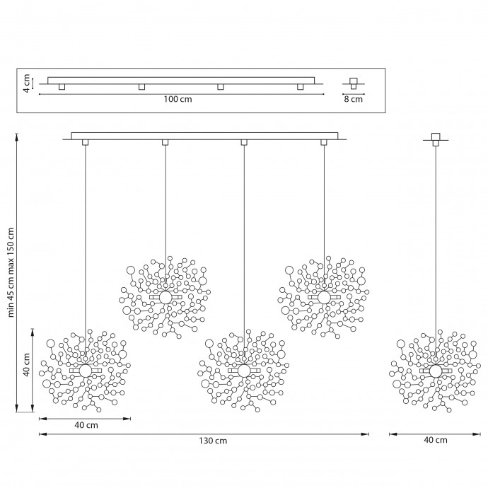 Люстра подвесная Extra Lightstar L4PL721134