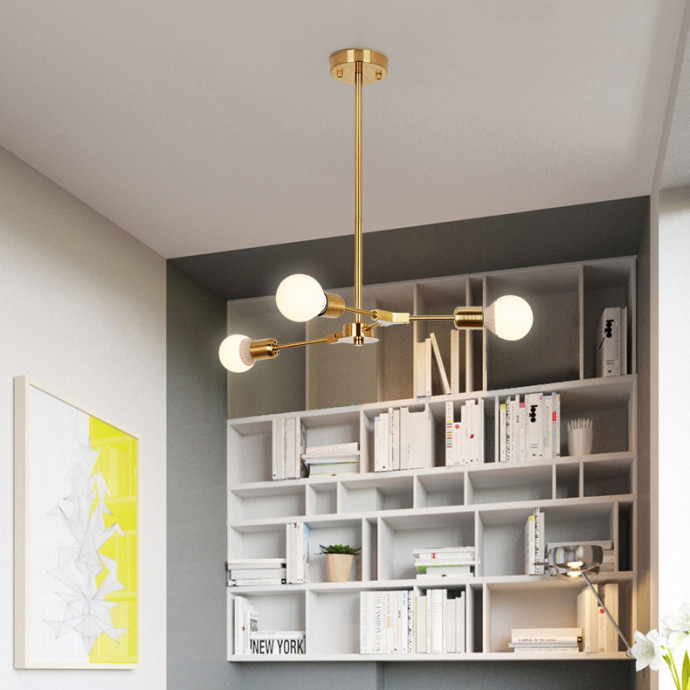 Люстра На Штанге Late D55 Black By Imperiumloft