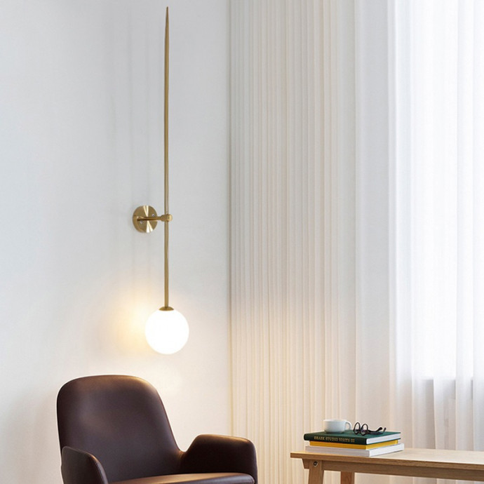 Настенный Светильник Lines Ball 200 Gold By Imperiumloft