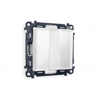 MA125010 Комплект механизма 3-кл выключателя ALFA Белый матовый QUANT (AP1250, VM133)