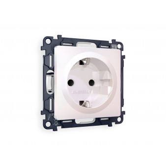 MA207010 Комплект механизма электрической розетки ALFA Жемчуг с/з с шторками QUANT (AP2070, VM141)