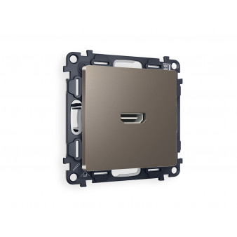 MA644010 Комплект механизма розетки HDMI 2.0 ALFA Темная бронза матовый 40V/500mA 2.0GHz 5-18Gbit/s QUANT (AP6440, VM222)