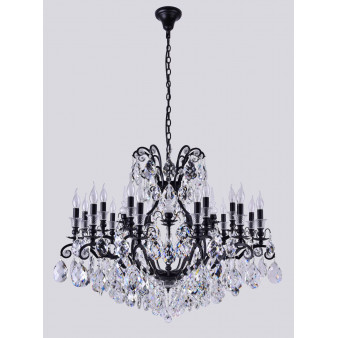 Люстра Crystal Lux MAGNIFICO SP19 BLACK/TRANSPARENT