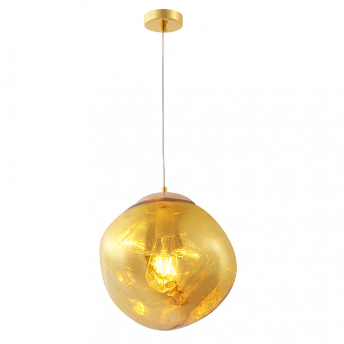 Светильник подвесной Crystal Lux MALAGA SP1 D280 GOLD