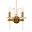 Бра Crystal Lux MARRON AP2 BRASS