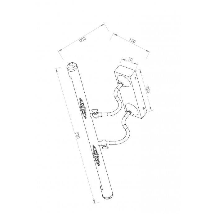 Подсветка Maytoni MIR014WL-L10G3K