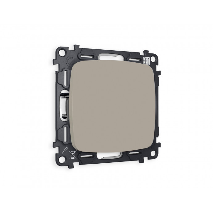 MO376010 Комплект суппорта универсального OMEGA Серо-бежевый матовый QUANT (OP3760, VM240)