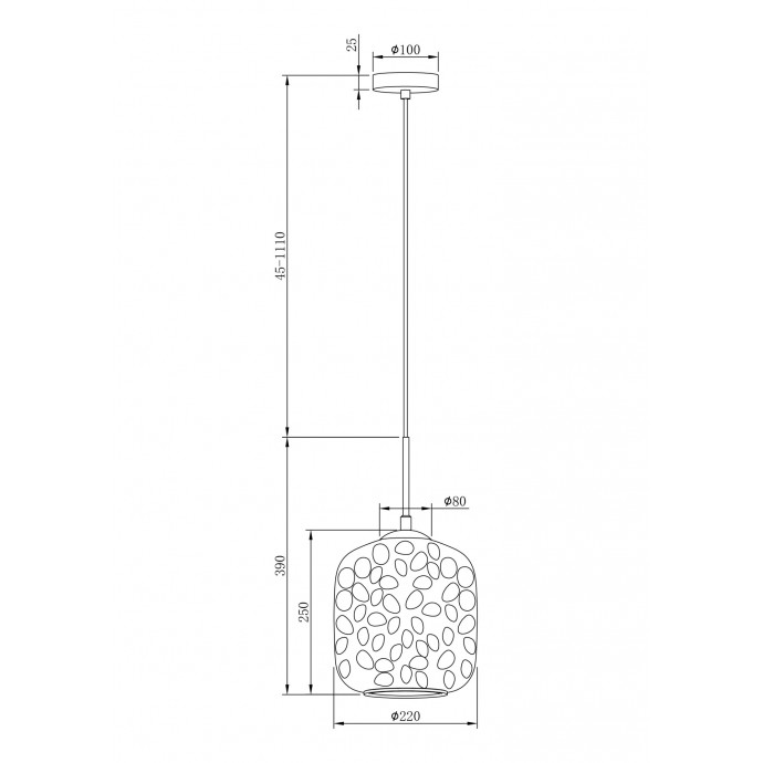 Подвесной светильник Maytoni MOD001PL-01CFL