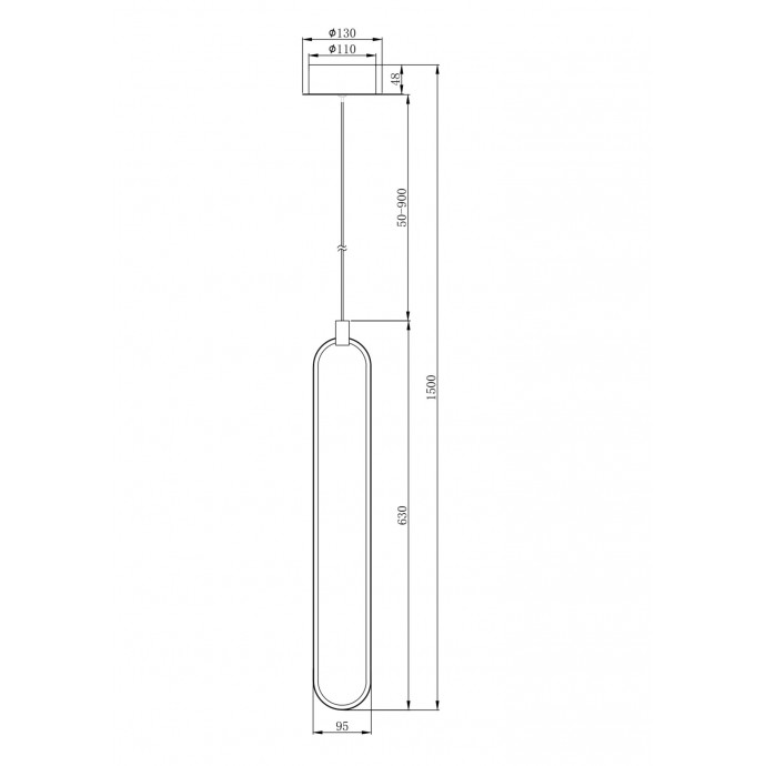 Подвесной светильник Maytoni Modern MOD017PL-L13N