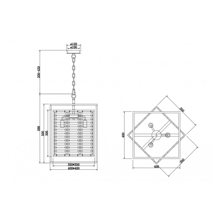 Подвесной светильник Maytoni MOD060PL-04G