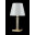 Настольная лампа Crystal Lux NICOLAS NICOLAS LG1 GOLD/WHITE