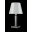 Настольная лампа Crystal Lux NICOLAS NICOLAS LG1 NICKEL/WHITE