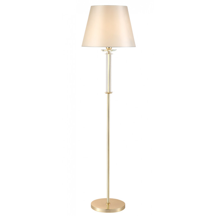 Торшер Crystal Lux NICOLAS PT1 GOLD/WHITE