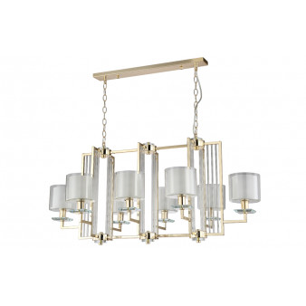 Люстра Crystal Lux NICOLAS SP8 L1000 GOLD/WHITE