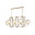 Люстра Crystal Lux NICOLAS SP8 L1000 GOLD/WHITE