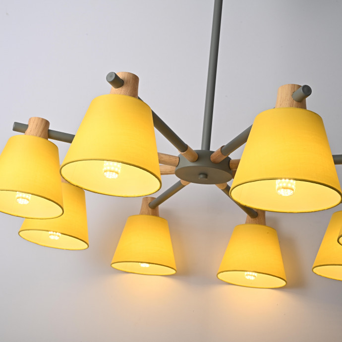 Потолочная Люстра На Штанге Natura A Yellow 8 By Imperiumloft