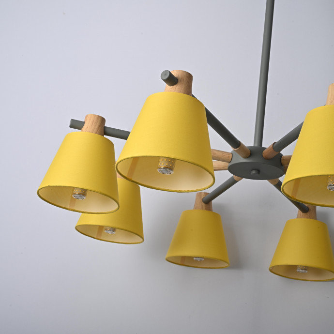 Потолочная Люстра На Штанге Natura A Yellow 8 By Imperiumloft