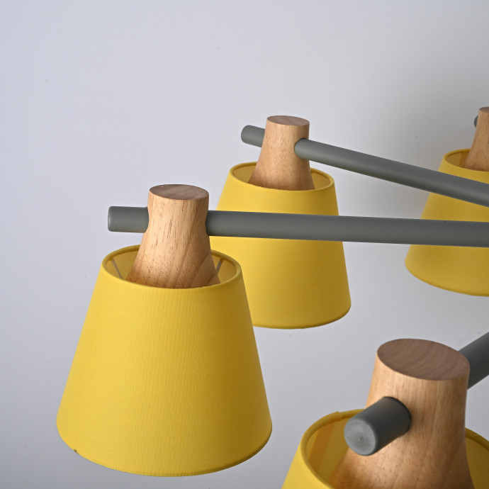 Потолочная Люстра На Штанге Natura A Yellow 8 By Imperiumloft