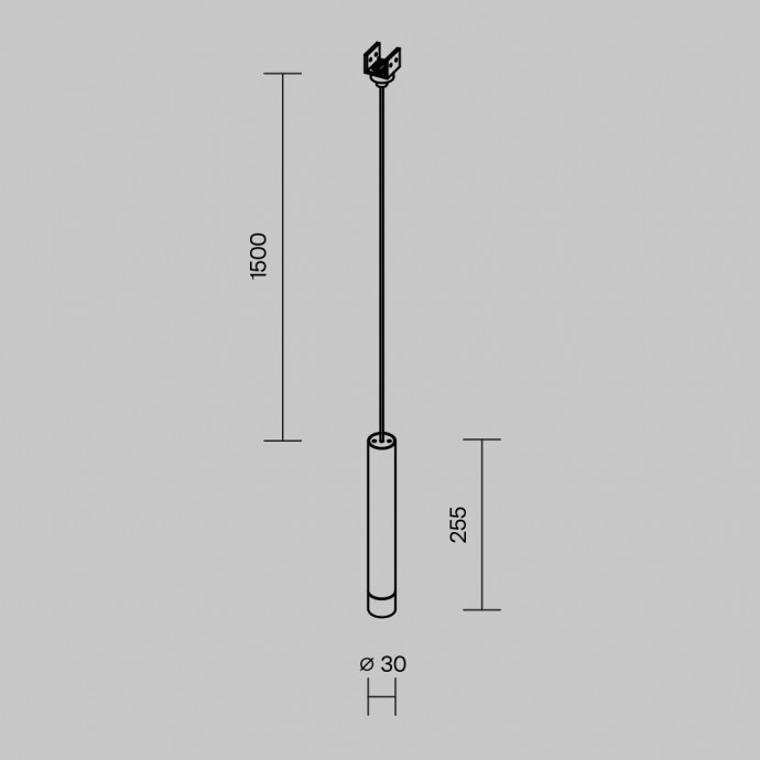 Уличный трековый светильник Outdoor O-TR01-1-P-8WB3K