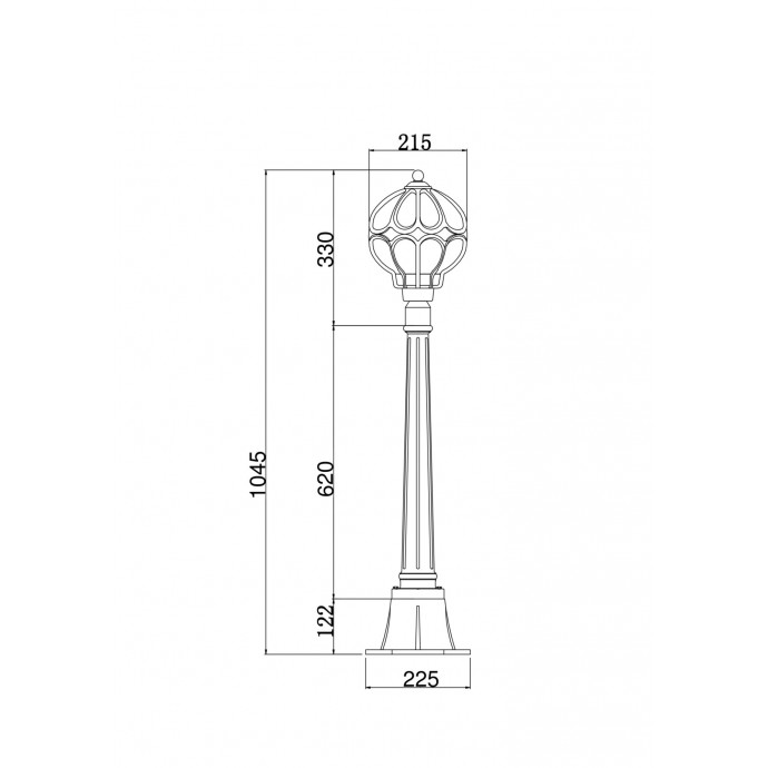 Ландшафтный светильник Outdoor O023FL-01G
