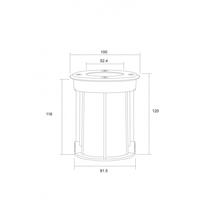 Уличный светильник Maytoni Outdoor O043DL-01S