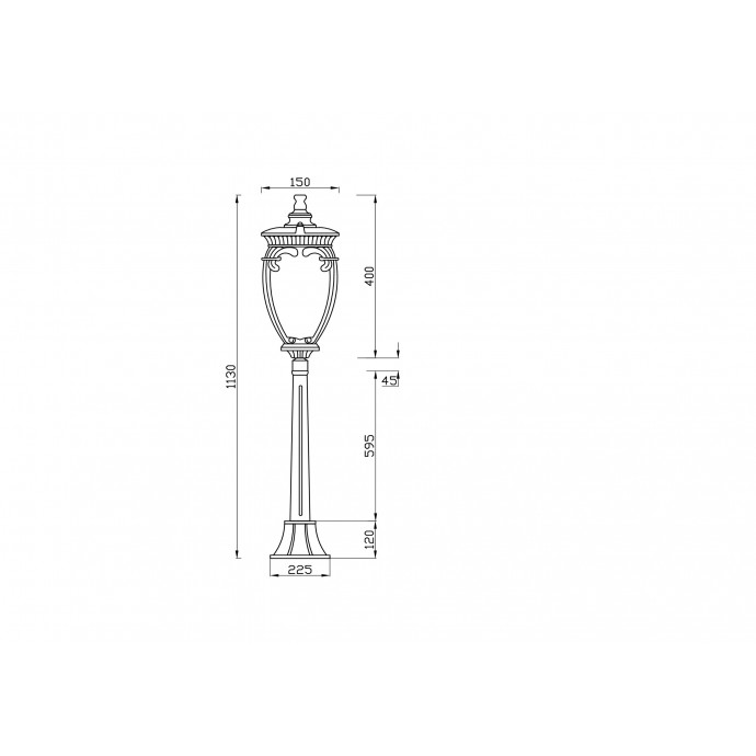 Ландшафтный светильник Outdoor O414FL-01GB1