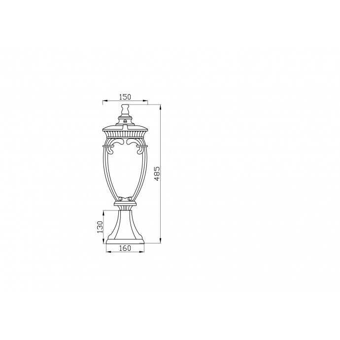 Ландшафтный светильник Outdoor O414FL-01GB