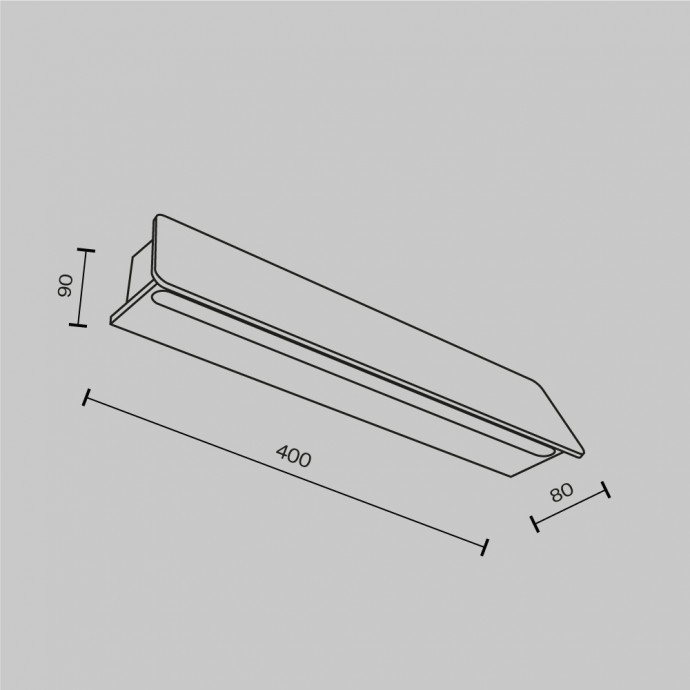 Настенный светильник (бра) Outdoor O429WL-L10GF3K