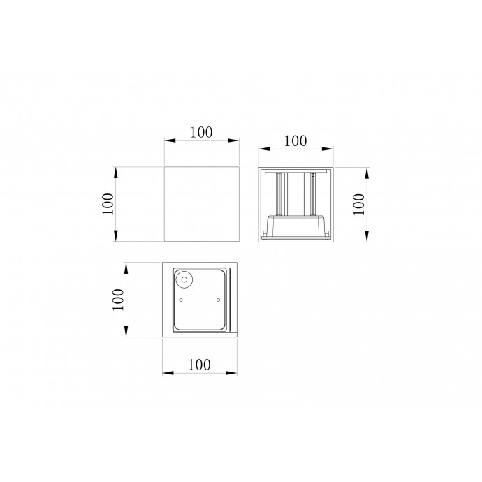 Архитектурная подсветка Outdoor O572WL-L20B3K