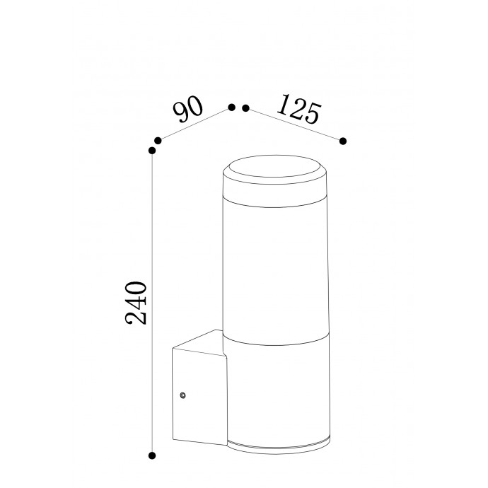 Бра Maytoni Outdoor O590WL-L8B4K
