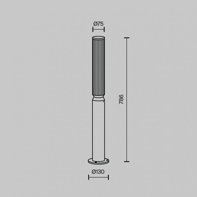 Ландшафтный светильник Outdoor O593FL-L12BR3K